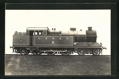 Foto-AK englische Eisenbahn, Lokomotive Nr. 6 der LNER