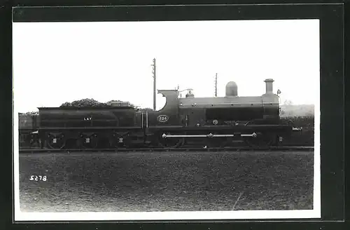Foto-AK englische Eisenbahn, Lokomotive no. 328 der L & Y Railway-Company