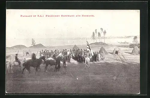 AK moshesh, King of Lesotho, President Hoffman