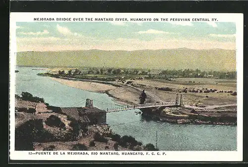 AK Huancayo, Mejorada Bridge over the Mantaro River