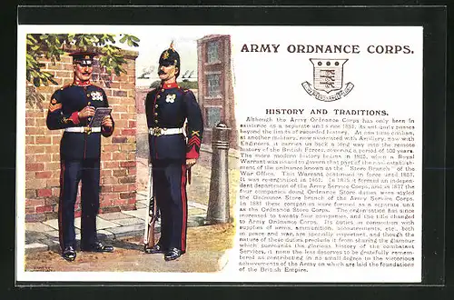 AK Army Ordnance Corps, Britische Soldaten in Uniformen mit Gewehren