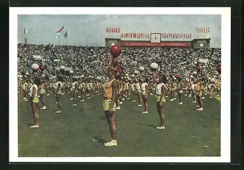 AK Moskau, Turnfest 1954, Ballgymnastik