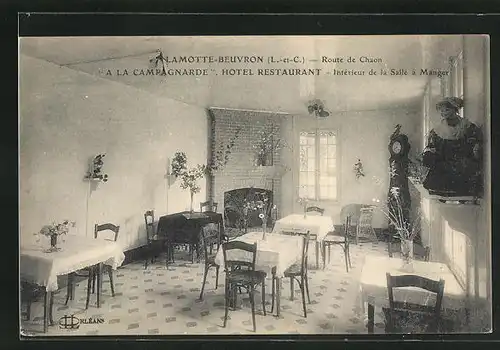 AK Lamotte-Beuvron, Hotel-Restaurant A La Campagnarde-Intèrieur de la Salle à Manger
