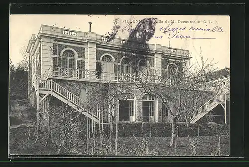 AK Villennes, Villa de M. Decourcelle