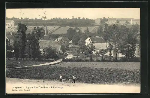 AK Septeuil, Eglise Ste-Clotilde, Pelerinage