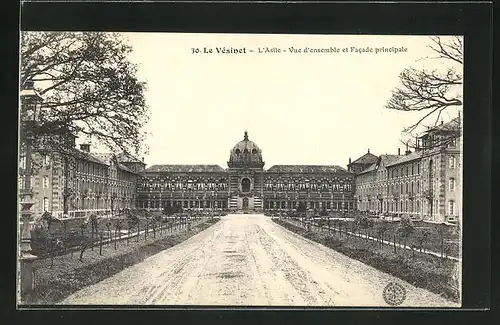 AK Le Vésinet, L`Asile - Vue d`ensemble et Facade principale