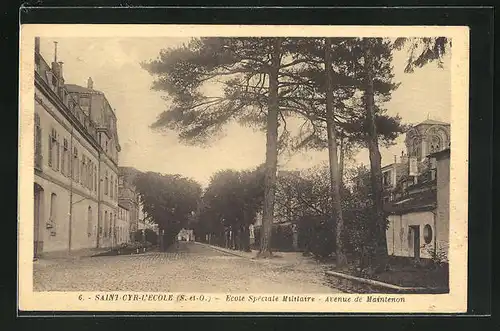 AK Saint-Cyr-L`Ecole, Ecole Spéciale Militaire, Avenue de Maintenon