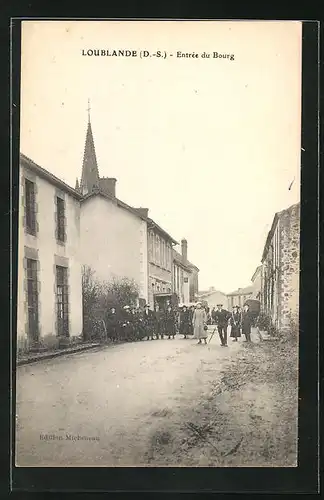 AK Loublande, Entrée du Bourg