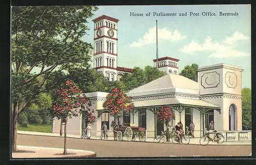 AK Bermuda, House of Parliament and Post Office