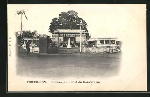 AK Porto-Novo / Dahomey, Hotel du Gouverneur