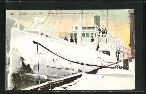 AK Juneau, AK, Steamer Santa Clara, as she appear in winter