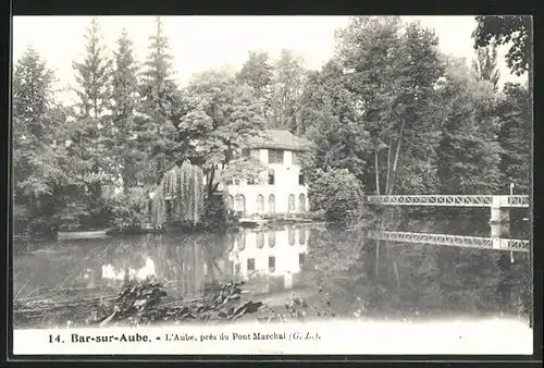 AK Bar-sur-Aube, L`Aube, pres du Pont Marchal