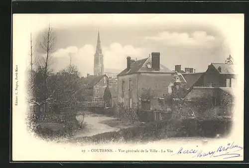 AK Couterne, Vue gènèrale de la Ville-La Vèe