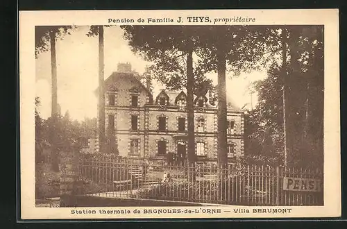 AK Bagnoles-de-L`Orne, Villa Beaumont-Station thermale