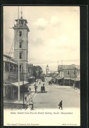 AK Georgetown, Water Street from Church Street looking South