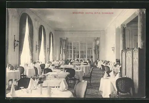 AK Madrid, Hotel Ritz, Comedor