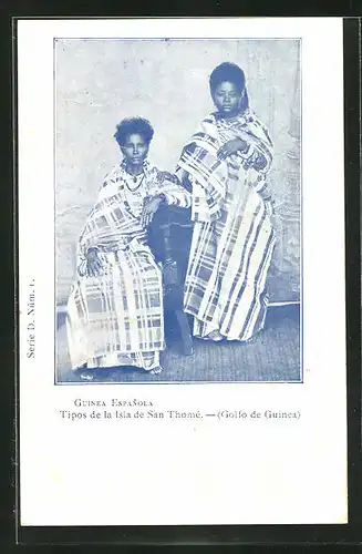 AK San Thomé / Guinea Espanola, Tipos de la Isla de San Thomé