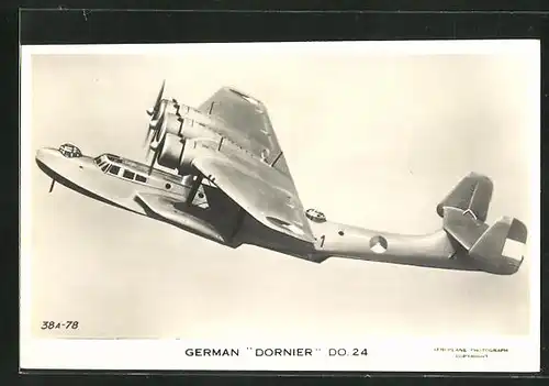 AK Wasserflugzeug German Dornier DO 24