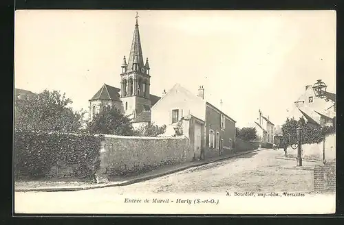 AK Mareil-Marly, Entree, Blick auf Kirche