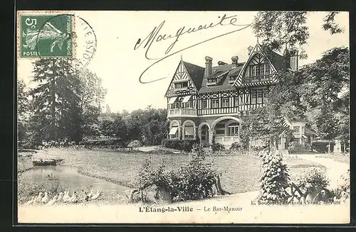 AK L`Étang-la-Ville, Le Bas-Manoir, Villa