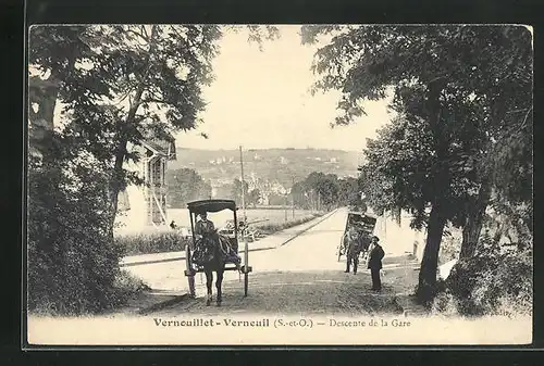 AK Verneuil, Descente de la Gare