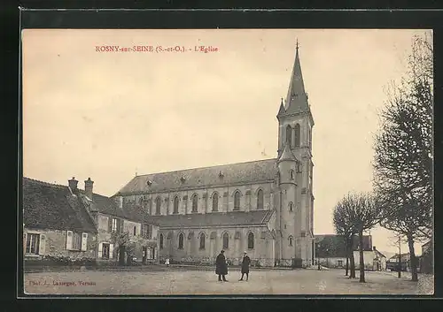 AK Rosny-sur-Seine, l'Eglise
