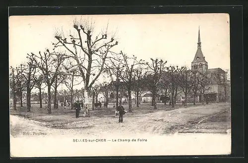 AK Selles-sur-Cher, Le Champ de Foire