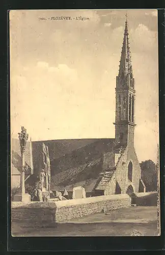 AK Plozévet, L`Église, Kirche
