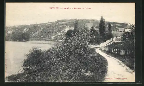 AK Vetheuil, Vue sur la Colline