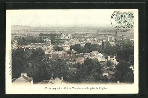 AK Taverny, Vue d'ensemble prise de l'Eglise