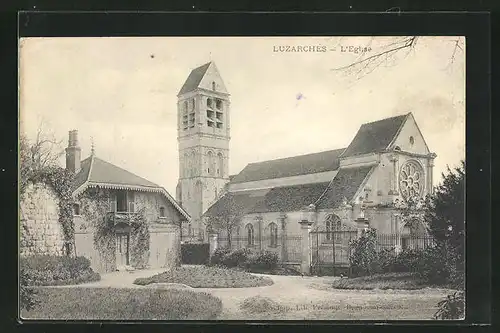 AK Luzarches, L`Eglise, Ansicht der Kirche