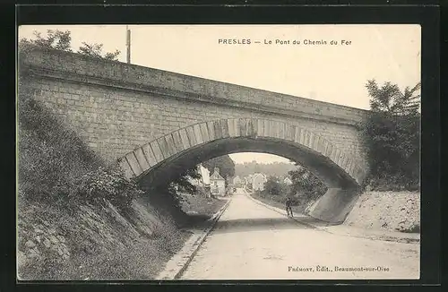 AK Presles, Le Pont du Chemin du Fer