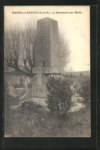 AK Mareil-en-France, le Monument aux Morts