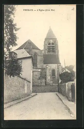 AK Presles, l'Eglise, Cote Est