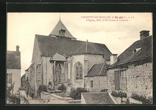 AK Landreville, L`Église, XIIe, XVIe siècles et moderne