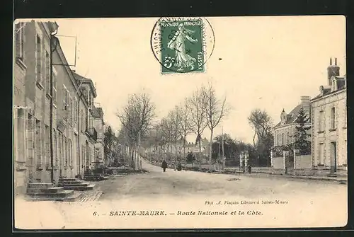 AK Sainte-Maure, Route Nationale et la Cote