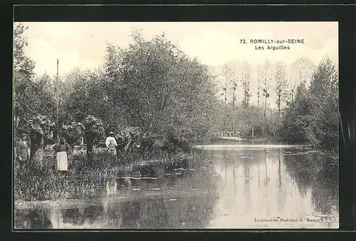 AK Romilly-sur-Seine, Les Aiguilles