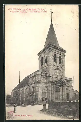 AK Confin, L`Eglise St-Maurice, Kirche
