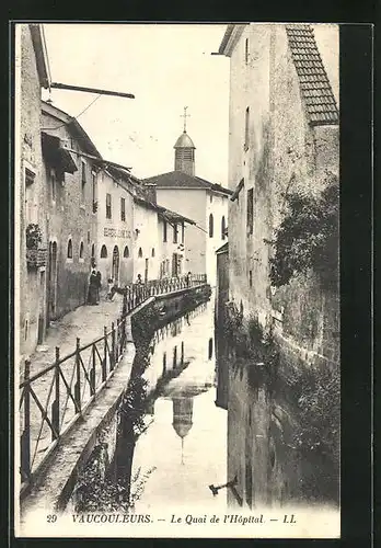 AK Vaucouleurs, Le Quai de l`Hopital