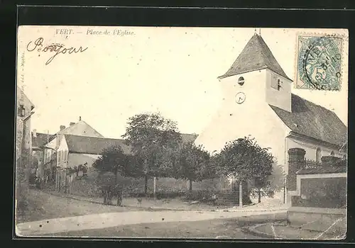 AK Vert, Place de l'Eglise