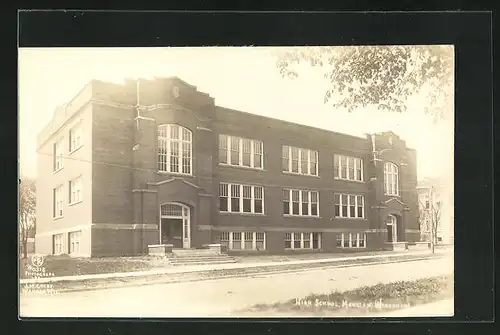 AK Hauston, WI, View of the High School