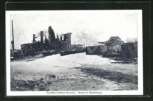 AK Richmond, Terrible Halifax Disaster, Ruinen
