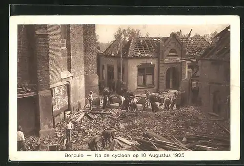 AK Borculo, Na de cycloon op 10 Augustus 1925, Unwetterschäden