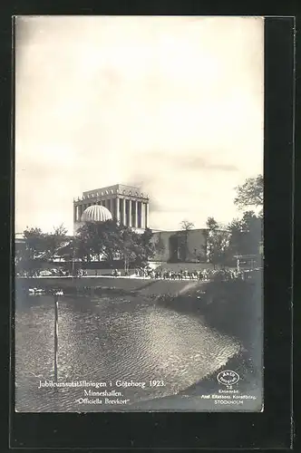 AK Göteborg, Jubileumsutställningen 1923, Minneshallen