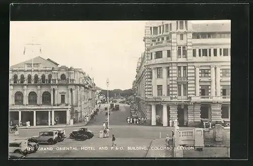 AK Colombo, The Grand Oriental Hotel and P. & O. Building