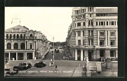 AK Colombo, The Grand Oriental Hotel and P. & O. Building