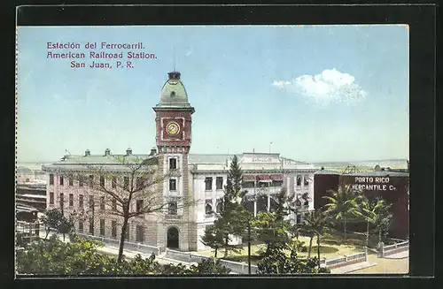 AK San Juan, Estacion del Ferrocarril, American Railroad Station, Bahnhof