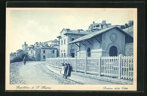 AK San Marino, Stazione della Citta, Bahnhof