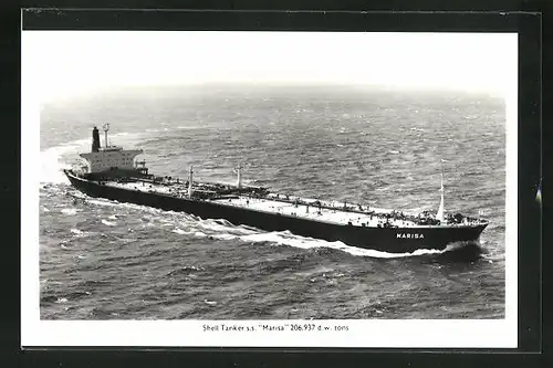 AK Shell Tanker S. S. Marisa auf hoher See