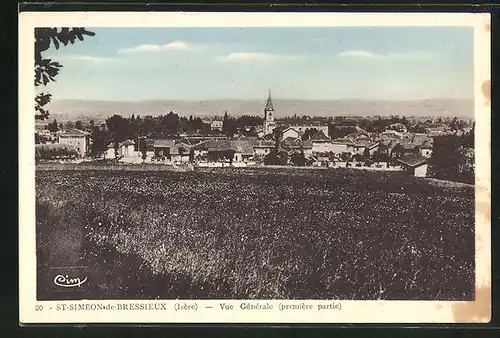 AK St-Siméon-de-Bressieux, Vue Générale (première partie)